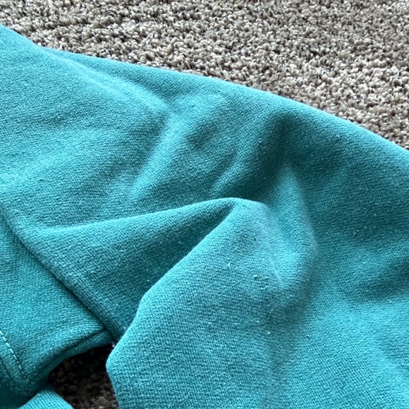 Anthropologie Teal Sweatshirt with Pink 'New York 1997' - Picture 6 of 7